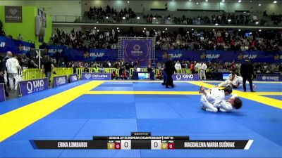 Magdalena Maria Suśniak vs Erika Lombardi 2026 European Jiu-Jitsu IBJJF Championship