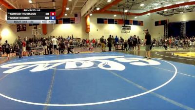 132 lbs Champ. Round 1 - Conrad Thomason, Staunton River Wrestling vs Shane McGuin, Viking Wrestling Club