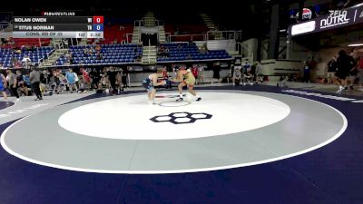 165 lbs Cons. Rd Of 32 - Nolan Owen, WI vs Titus Norman, TN