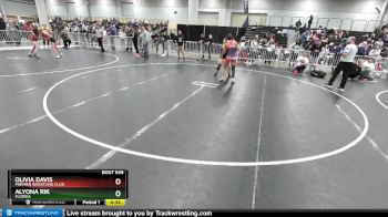 145 lbs Cons. Semi - Olivia Davis, Premier Wrestling Club vs Alyona Rik, Florida