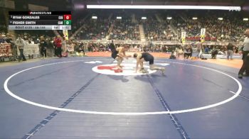 4A-144 lbs Quarterfinal - Ryan Gonzales, Central vs Fisher Smith, Campbell County