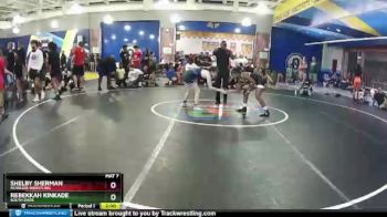 108 lbs Semifinal - Rebekkah Kinkade, South Dade vs Shelby Sherman, Fearless Wrestling