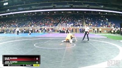 D3-190 lbs Cons. Round 3 - Jake Huspen, Grayling HS vs Gaje Glavan, Belding