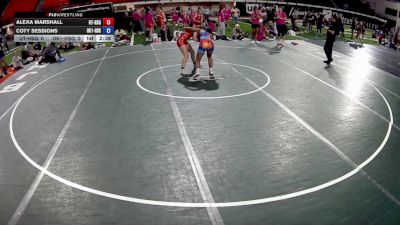 120 lbs Coty Sessions, Oklahoma 1 HS Girls vs Alexa Marshall, Utah HS Girls
