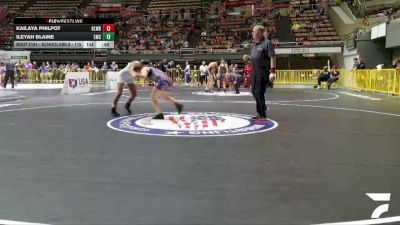 Schoolgirls - 115 lbs Cons. Round 2 - Kailaya Philpot, Gladiator Wrestling vs Ileyah Blaine, Livingston Wrestling Club