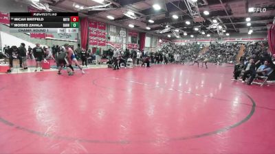 215 lbs Champ. Round 1 - Moises Zavala, Banning vs Micah Britfeld, North Torrance