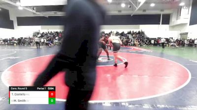 215 lbs Cons. Round 5 - Mahkai Smith, Central Valley vs Tannor Costello, Millikan