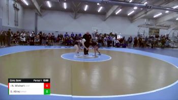 140 lbs Cons. Semi - Nina Wishart, Chatfield vs Gianna Alirez, Greeley West