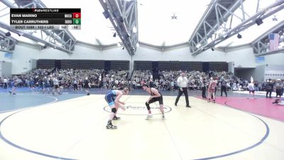102-I lbs Consi Of 16 #2 - Evan Marino, MacArthur vs Tyler Carruthers, Duro