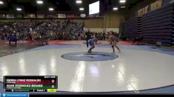 127 lbs Quarterfinal - Sierra Lynne Moskalski, Loveland vs Roxie Rodriguez-Benabides, Pueblo Central