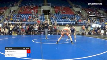 138 lbs Rnd Of 64 - Reese Osborne, Wyoming vs Connor Thorpe, Wisconsin