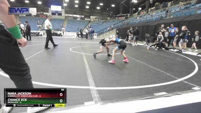 56 lbs Round 2 (10 Team) - Chance Eck, Brawlers vs Nara Jackson, Garden City Wrestling Club