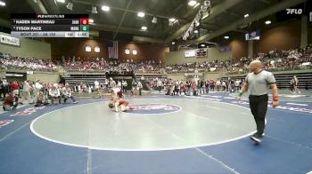 3A 150 lbs Semifinal - Kaden Martineau, Juab vs Tyson Pace, Morgan