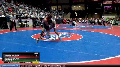 6A-175 lbs 3rd Place Match - Damion Moate, Tift County vs Xavier Souder, Woodward Academy