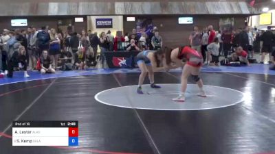 132 lbs Rnd Of 16 - Aileen Lester, Alaska vs Shelby Kemp, Oklahoma RTC