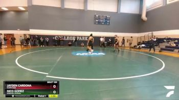 165 lbs Round 3 - Jayden Cardona, Klein Oak vs Nico Gomez, Kinkaid School