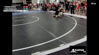 85 lbs Cons. Semi - Liam Samuelson, Slyfox vs Hunter Germer, Slyfox