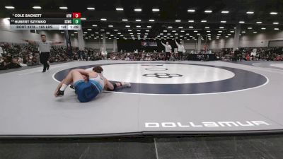 165 lbs 1st Place Match - Cole Sackett, Angry Fish Wrestling vs Hubert Szymko, South Side Wrestling Club