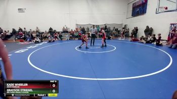 117-123 lbs Round 3 - Grayson Striegel, Big Horn Middle School vs Kade Wheeler, Dean Morgan