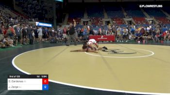 132 lbs Rnd Of 128 - Daniel Cardenas, Colorado vs Jake Zargo, New Jersey