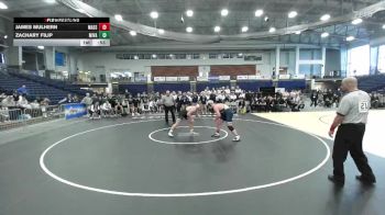 285 lbs Semifinals (4 Team) - Zachary Filip, Minisink Valley vs James Mulhern, Massapequa