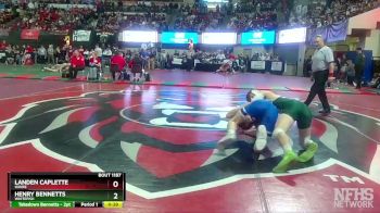 A - 160 lbs Cons. Round 1 - Landen Caplette, Havre vs Henry Bennetts, Whitefish