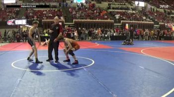 152 lbs Cons. Round 2 - Keegan Martell, Billings Senior vs Cash Vollmer, Tongue River Wrestling Club