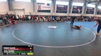 55 lbs Champ. Round 1 - Knight Sloan, Alamo City Wrestling Club vs Rori Ybarbo, Vici Wrestling Club