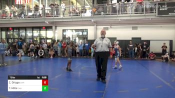 75 lbs Final - Zeke Driggs, Cambridge Bears Youth Wrestling vs Teequavious Mills, Roundtree Wrestling Academy