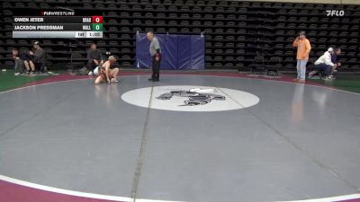 90 lbs 5th Place - Owen Jeter, Bradford vs Jackson Pressman, Wall