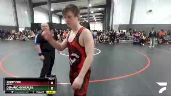 182 lbs Champ. Round 1 - Jimmy Cox, NWWC vs DeMario Gonzales, Peninsula Wrestling Club