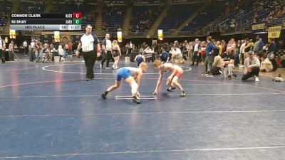 89 lbs 3rd Place - Connor Clark, Hatboro Horsham vs RJ Shay, Saegertown