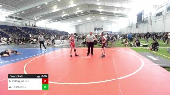 116 lbs Consi Of 8 #1 - Aziel Velasquez, War Wc vs Wyatt Evans, Mohave WC