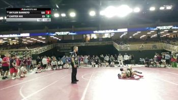 138 lbs Champ. Round 1 - Skyler Barreto, Cardinal Gibbons vs Carter Nix, Zephyrhills Christian