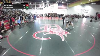 125-130 lbs Round 1 - Kylee Perez, Legacy Wrestling Center vs Ilianna Cosic, Peterson Grapplers
