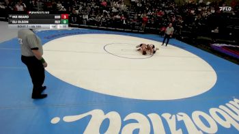 4A 106 lbs Champ. Round 1 - Eli Olson, Park City vs Ike Beard, Hurricane