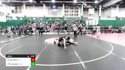 145 lbs Round Of 32 - Konstantinos Koufalis, Iona Prep vs Mason Lawson, Grand Street Campus