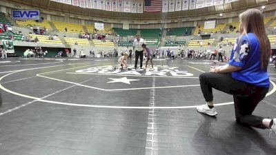 61 lbs Consi Of 4 - Semira Sumler, Mighty Bluebirds Wrestling vs Chandler Donohew, Prairie Grove Youth Wrestling