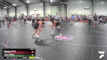 132 lbs Cons. Round 2 - Roman Ortez, Unattached vs Nick Moore, Southern Wolves Wrestling Club
