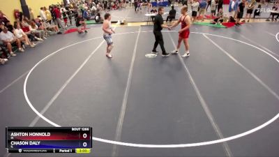 215 lbs Champ. Round 2 - Ashton Honnold, IA vs Chason Daly, IL