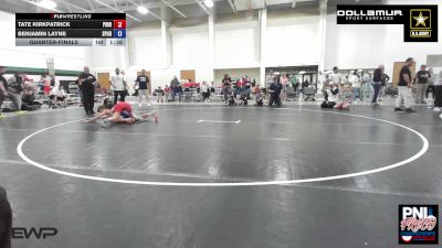 109 kg Quarterfinal - Tate Kirkpatrick, Pinnacle Wrestling Club vs Benjamin Layne, Spartan RTC@LHP