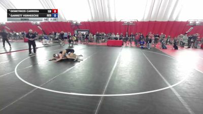 144 lbs Semis - Demetrios Carrera, Team El1te Wrestling vs Garrett VerHeecke, Patton Trained