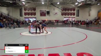 118 lbs Semifinal - Caitlin Rankin, Riverbend vs Kendi Dye, Richlands