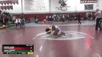 113 lbs Semifinal - Saoul Prado, SLAM Academy vs Jacob Jones, Rancho Bernardo