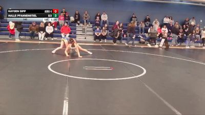 140 lbs Round 4 - Halle Pfannenstiel, Norton Community HS vs Kayden Sipp, Adams Central