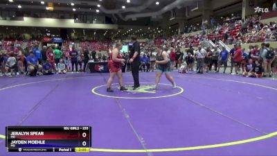 235 lbs Round 2 - Jeralyn Spear, MO vs Jayden Moehle, MO