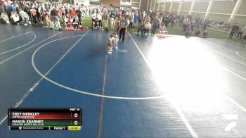 58 lbs Quarterfinal - Trey Merkley, Uintah Wrestling vs Mason Kearney, Cougars Wrestling Club
