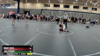 80 lbs Round 2 (8 Team) - Jake Wehner, Top Dawg Academy vs Grady Moos, Burnett Trained WC