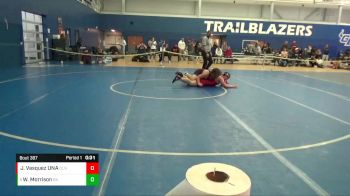 165 lbs 9th Place Match - Waylen Morrison, Broken Arrow vs Jacob Vasquez UNA, Olathe North