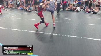 68 lbs Cons. Round 2 - Trevor Lindquist, Crystal Coast Grapplers vs Liam Miller, Riverdale Training Center